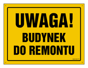OA123 Uwaga! Budynek do remontu
