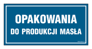 ND022 Opakowania do produkcji masła