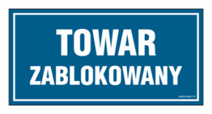 ND029 Towar zablokowany