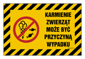 NC021 Karmienie zwierząt może być przyczyną wypadku