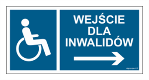 NC115 Wejście dla inwalidów w prawo