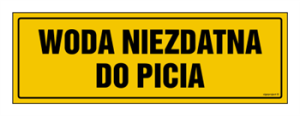 NC053 Woda niezdatna do picia