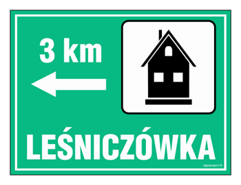 OC001 Leśniczówka - odległość