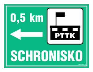 OC002 Schronisko - odległość