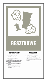 OD203 Instrukcja segregacji odpadów - RESZTKOWE