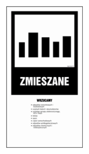 OD205 Instrukcja segregacji odpadów - ZMIESZANE