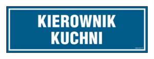 PA110 Kierownik kuchni