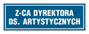PA131 Z-ca Dyrektora ds. artystycznych