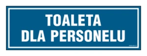 PA315 Toaleta dla personelu