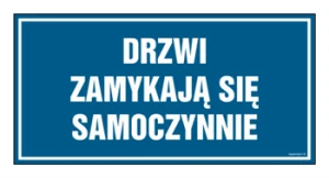 PA509 Drzwi zamykają się samoczynnie