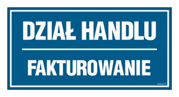 PA510 Dział handlu Fakturowanie