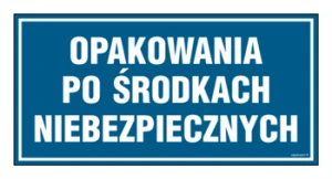 PA536 Opakowania po środkach niebezpiecznych