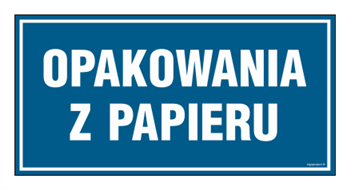 PA538 Opakowania z papieru