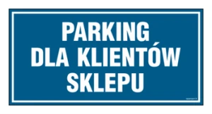 PA540 Parking dla klientów sklepu