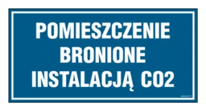 PA558 Pomieszczenie bronione instalacją CO2 