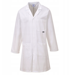 Fartuch laboratoryjny 100% bawełny