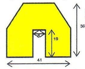 PROFIL 1000 MM - TYP BB