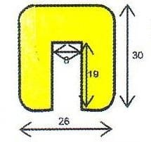 PROFIL 1000 MM - TYP G