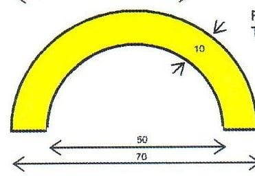 PROFIL 1000 MM - TYP R50