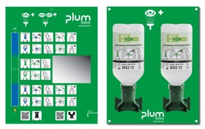 Stacja PLUM EYE WASH otwarta - 2 x butelka 500ml