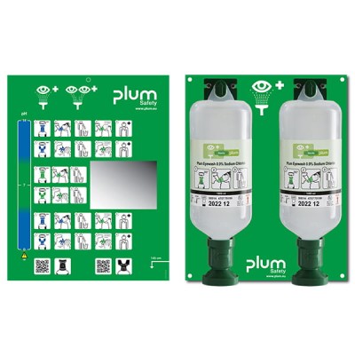 4708 plum open eyewash station - otwarta stacja z oczomyjkami plum