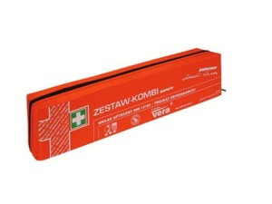 Samochodowy zestaw pierwszej pomocy SAFETY apteczka saszetka