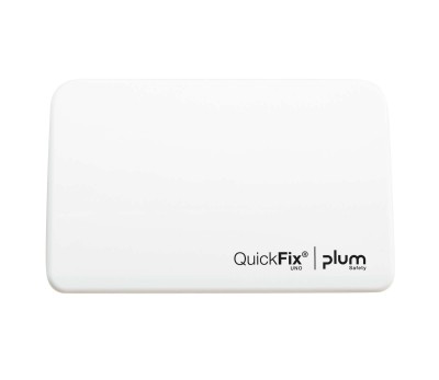 Dozownik na plastry PLUM QuickFix Uno - pusty - biały 5534
