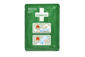 Duży opatrunek hydrożel na oparzenia twarzy Cederroth Burn Gel Dressing 1 szt. 30x40 cm