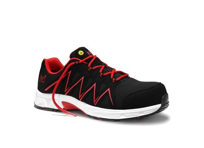 Buty JORI JO_SPEEDY BLACK-RED LOW ESD S3 12151