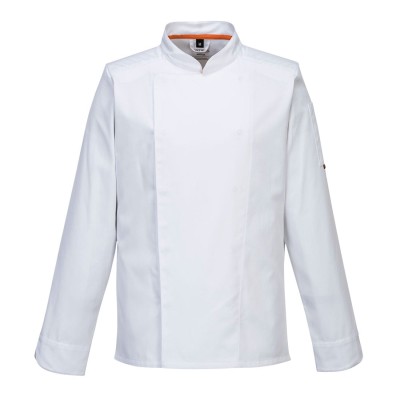 Bluza kucharska MeshAir Pro długi rękaw C838WHR