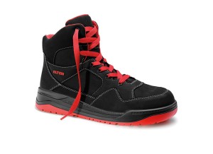 Sportowe buty ELTEN MAVERICK BLACK-RED MID ESD S3S